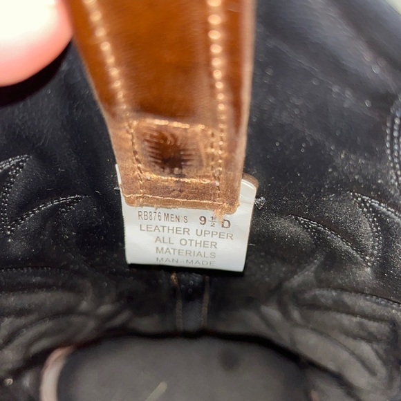 Men’s RB876 Masterson Western Cowboy Boots - Picture 3 of 4